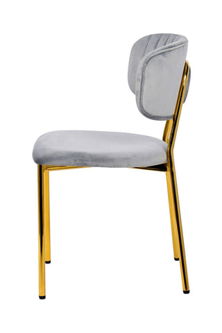 Stuhl Stuhl Kees 137 2er-Set Grau Draufsicht
