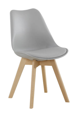 Stuhl Stuhl Maya 137 2er-Set Grau Draufsicht