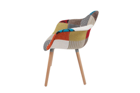 Stühle im Patchwork-Design, 2er-Set Stuhl Arian 137 2er-Set Multi Draufsicht