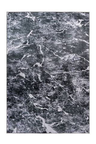 Teppich im Vintage-Design Rimondo 1437 Grau / Weiß Draufsicht