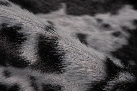 Teppich in Tierfelloptik Zambezi 237 Schwarz / Weiß Makro