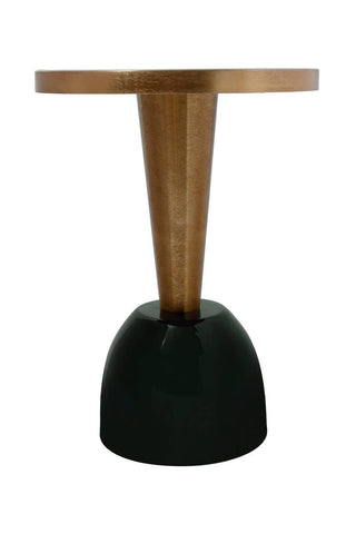 Tisch im Industrial Style Beistelltisch Rokoko 237 Mint / Dunkelgrün Draufsicht