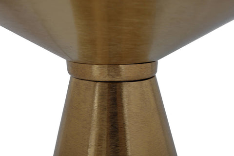 Tisch im Industrial Style Beistelltisch Rokoko 437 Gold Makro