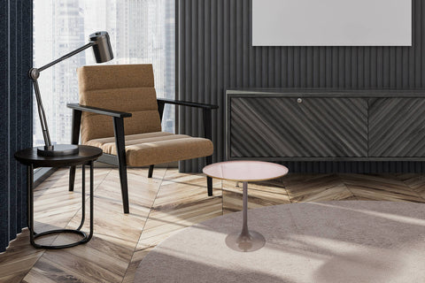 Tisch im Industrial Style Beistelltisch Rokoko 937 Altrosa / Grau Ambiente