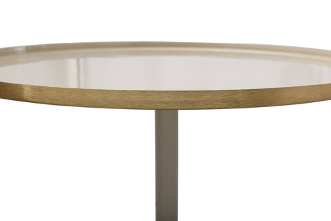 Tisch im Industrial Style Beistelltisch Rokoko 937 Elfenbein / Taupe Makro