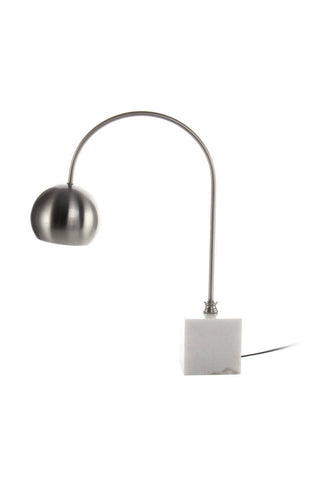  Tischlampe Lonio 137 Silber / Weiß Draufsicht