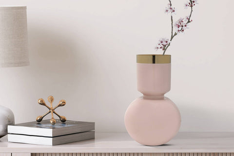 Vase Vase Rokoko 2137 Hellrosa / Gold Ambiente