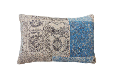 Vintage-Kissen Gaynor Pillow 187 Blau Draufsicht