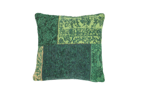 Vintage-Kissen Gaynor Pillow 187 Grün 45cm x 45cm Draufsicht