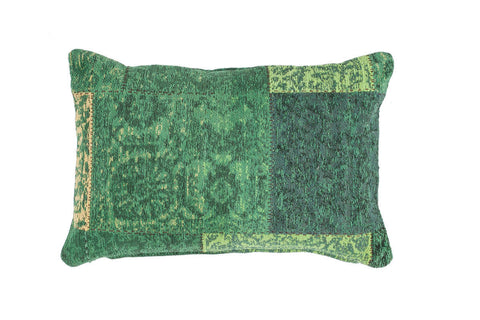 Vintage-Kissen Gaynor Pillow 187 Grün 45cm x 45cm Draufsicht