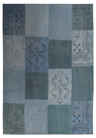 Vintage-Teppich Corinna 237 Multi / Blau Draufsicht