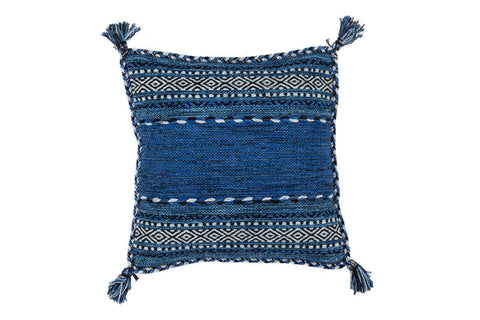 Wollkissen Macadami Pillow 362 Blau Draufsicht